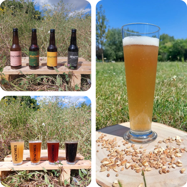Vente directe de bières artisanales à la Brasserie Zenzyme à Ebbery - Val d'Oise (95)