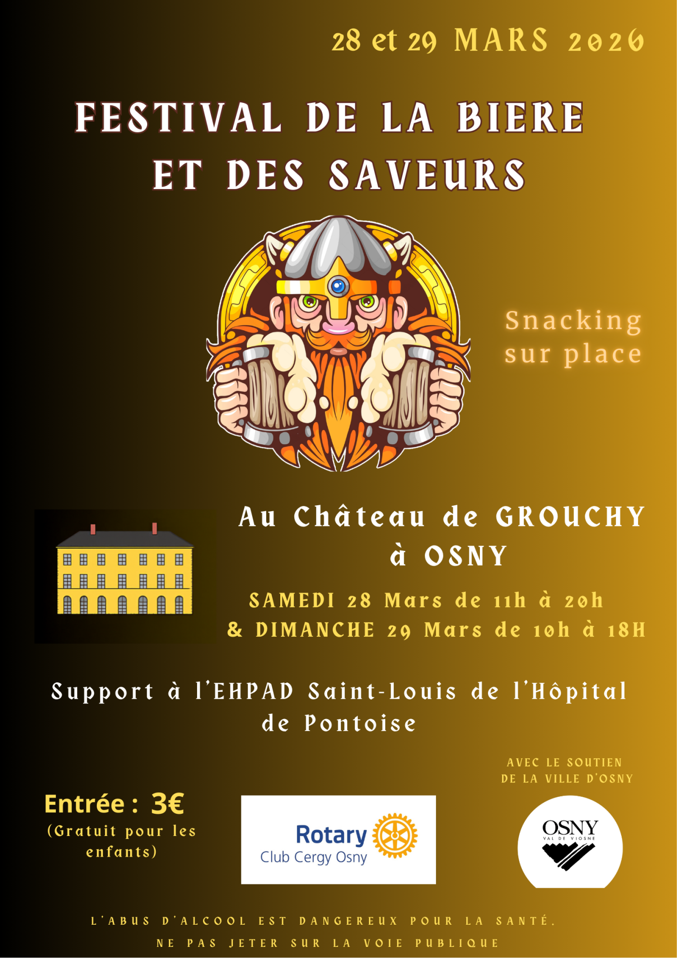 Festival de la bi&egrave;re artisanale et des saveurs, Osny Ch&acirc;teau de Gouchy