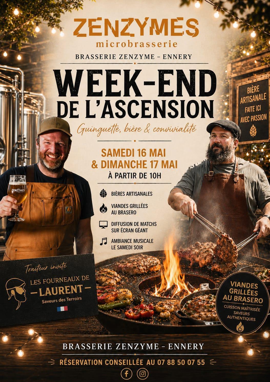 Week-end de l'Ascension &agrave; la brasserie